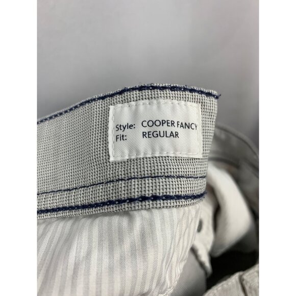 Brax Cooper Fancy Regular Fit Lightweight Textured Mens Pants In Soft Gray Fabri - Picture 6 of 7